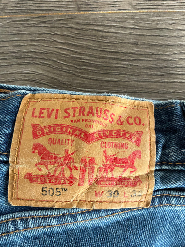 Vintage Levi's 505, Blue, W30, L32