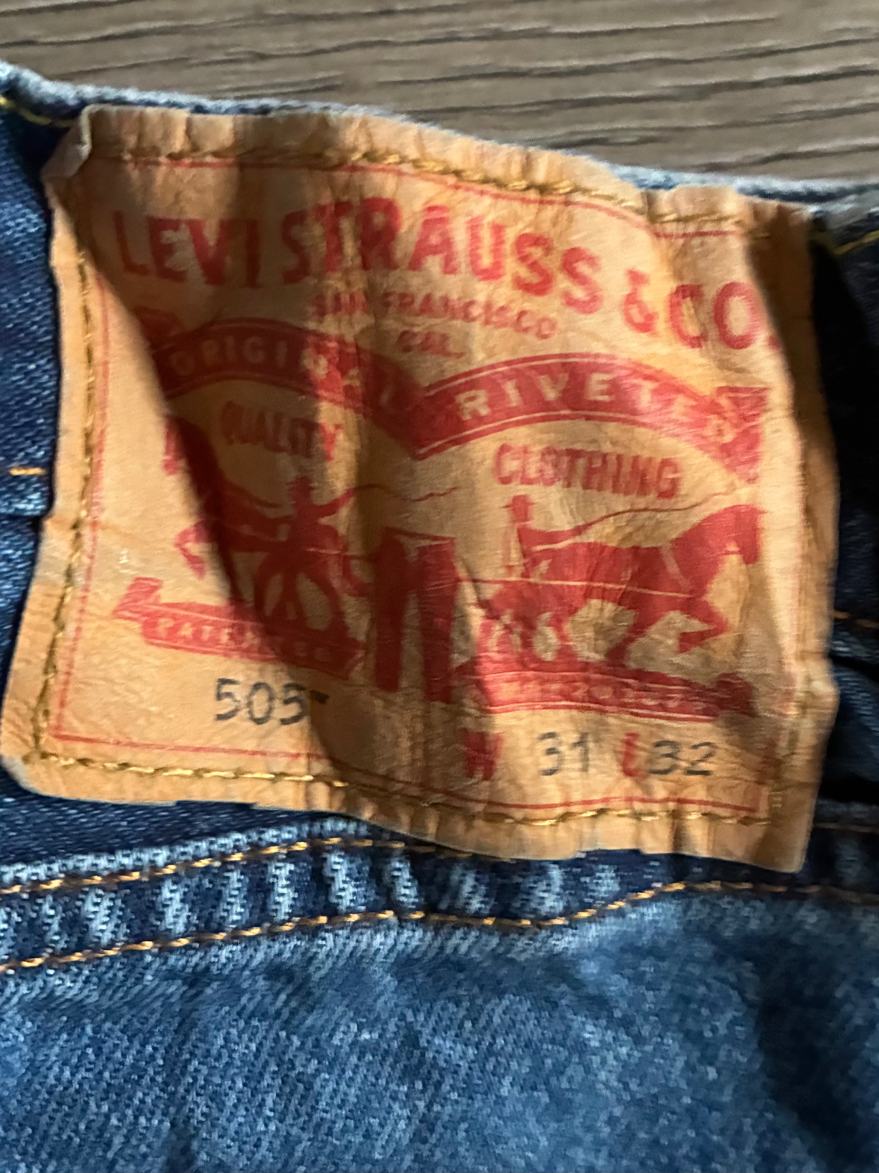 Vintage Levi's 505, Blue, W32, L32