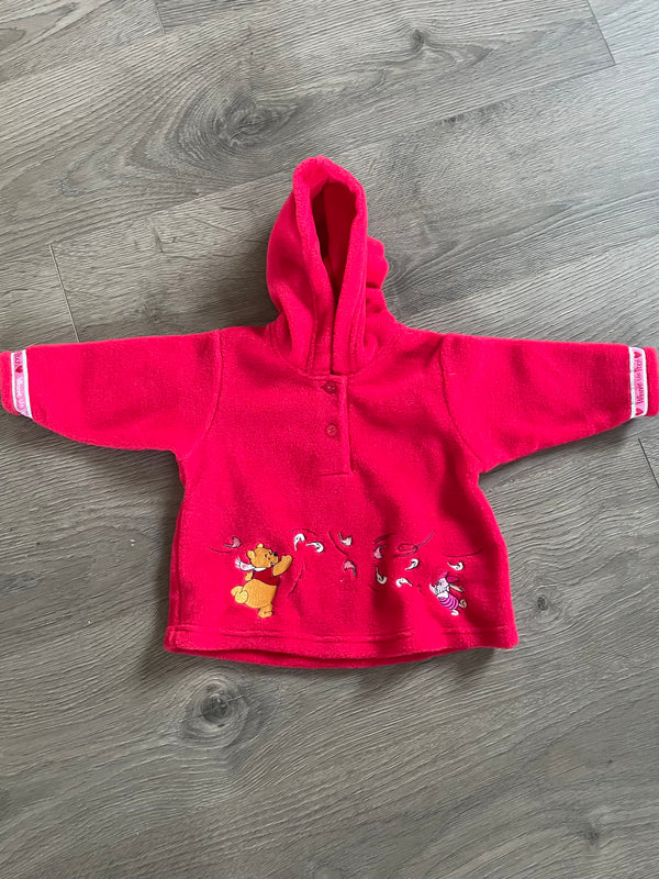 Winnie the Pooh Fleeced Hoodie (3-6mths)