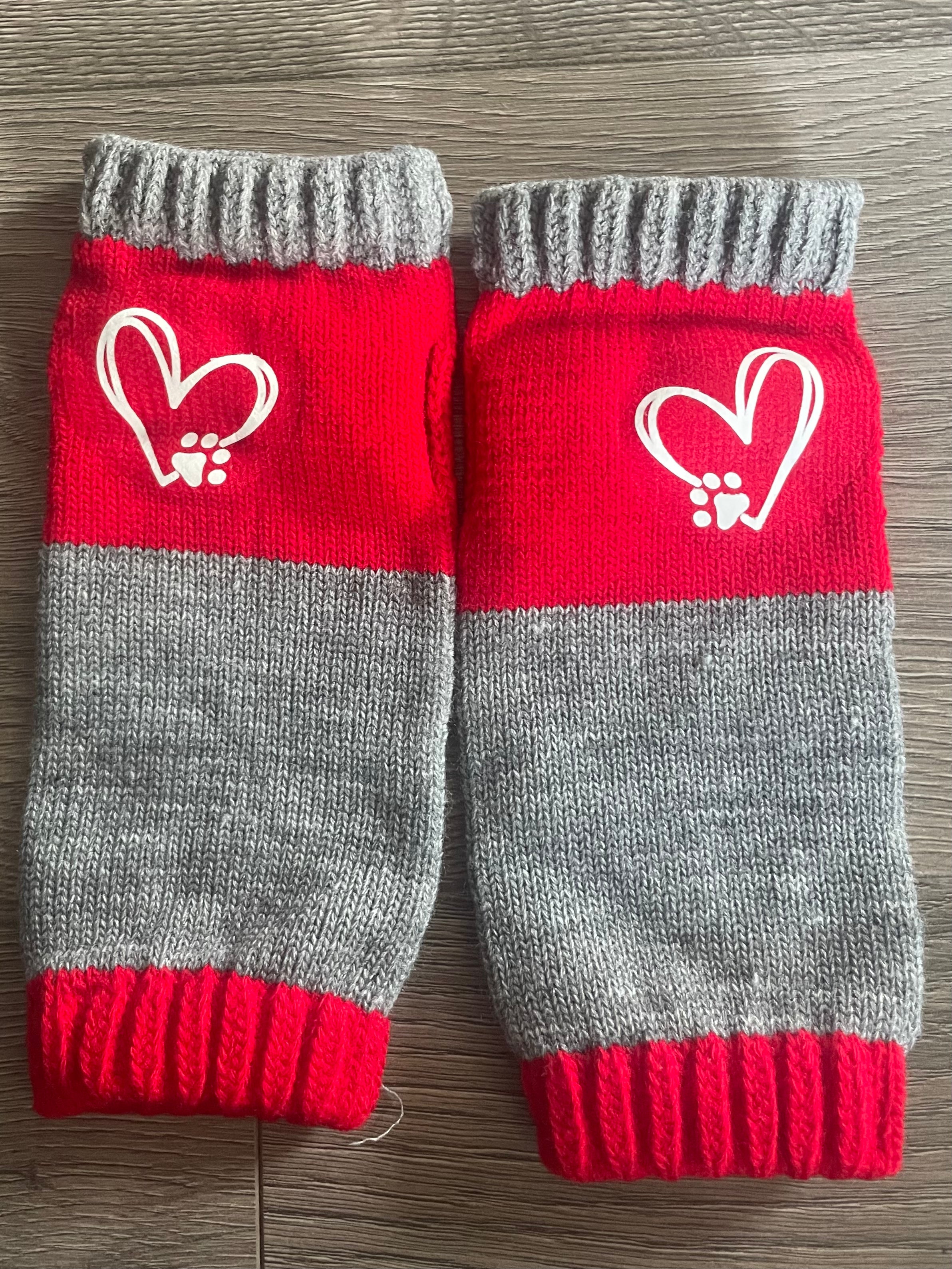 Fingerless Gloves with thumb hole