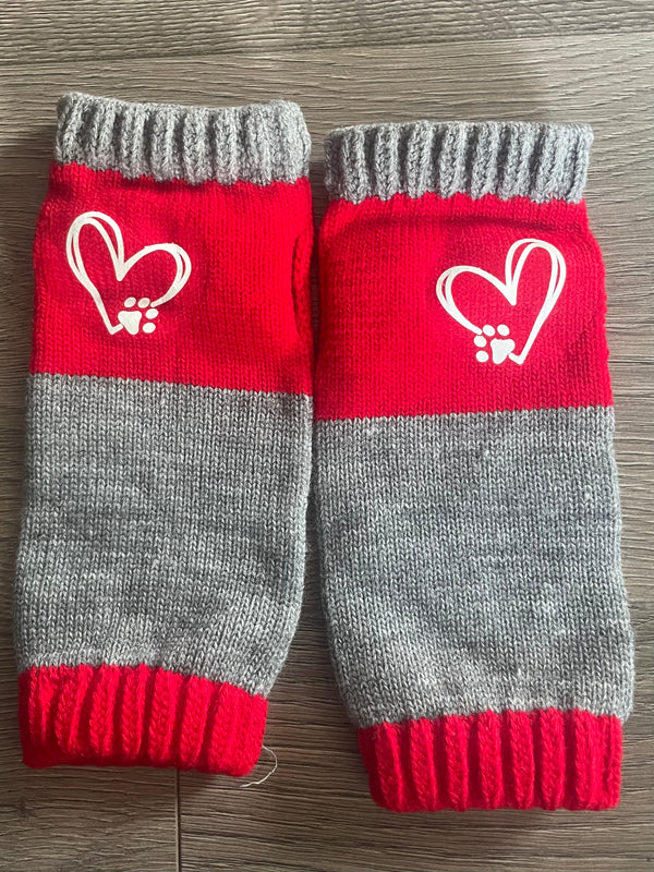 Fingerless Gloves with thumb hole