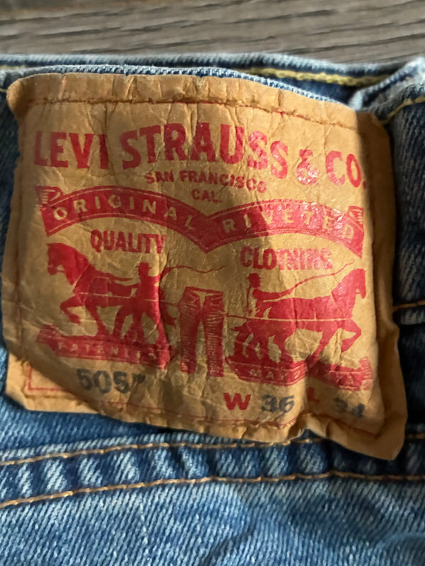Vintage Levi's 505, Blue, W37, L34