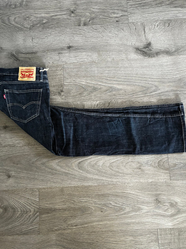 Vintage Levi's 511, Dark Blue, Label - W34, L32, Actual Size - W36, L31