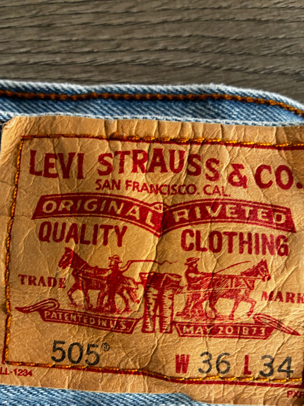 Vintage Levi's 505, Blue, W36, L34