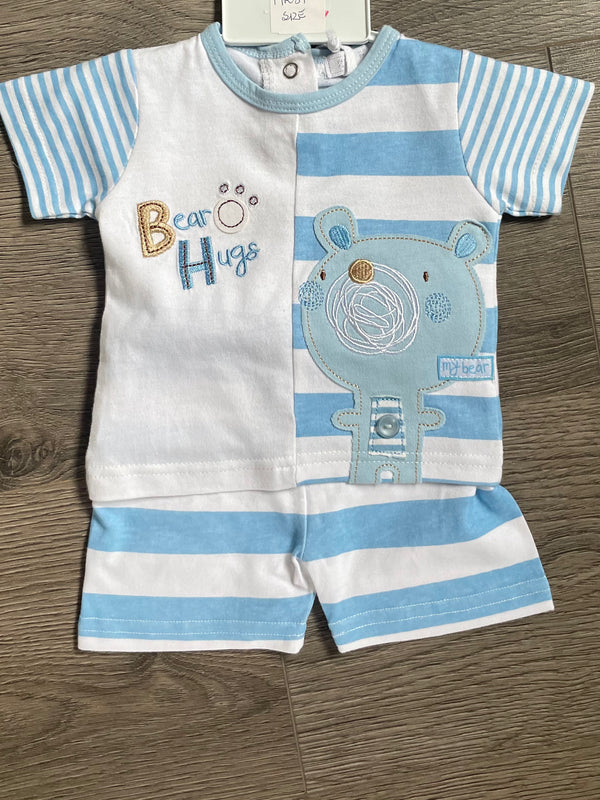 2 Piece Bear T-Shirt Set, (First size)