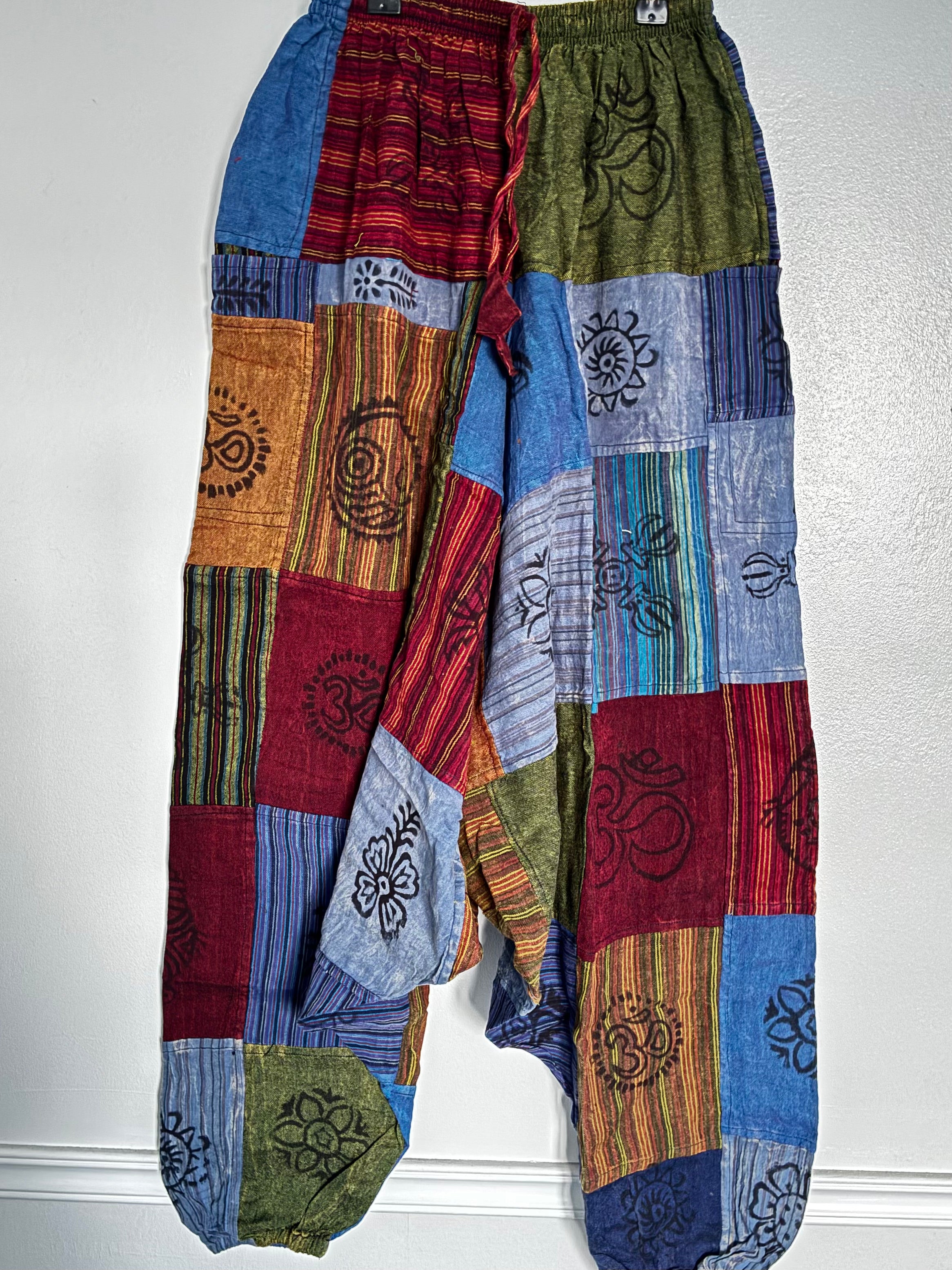 Patchwork Aladdin Trousers, M/L