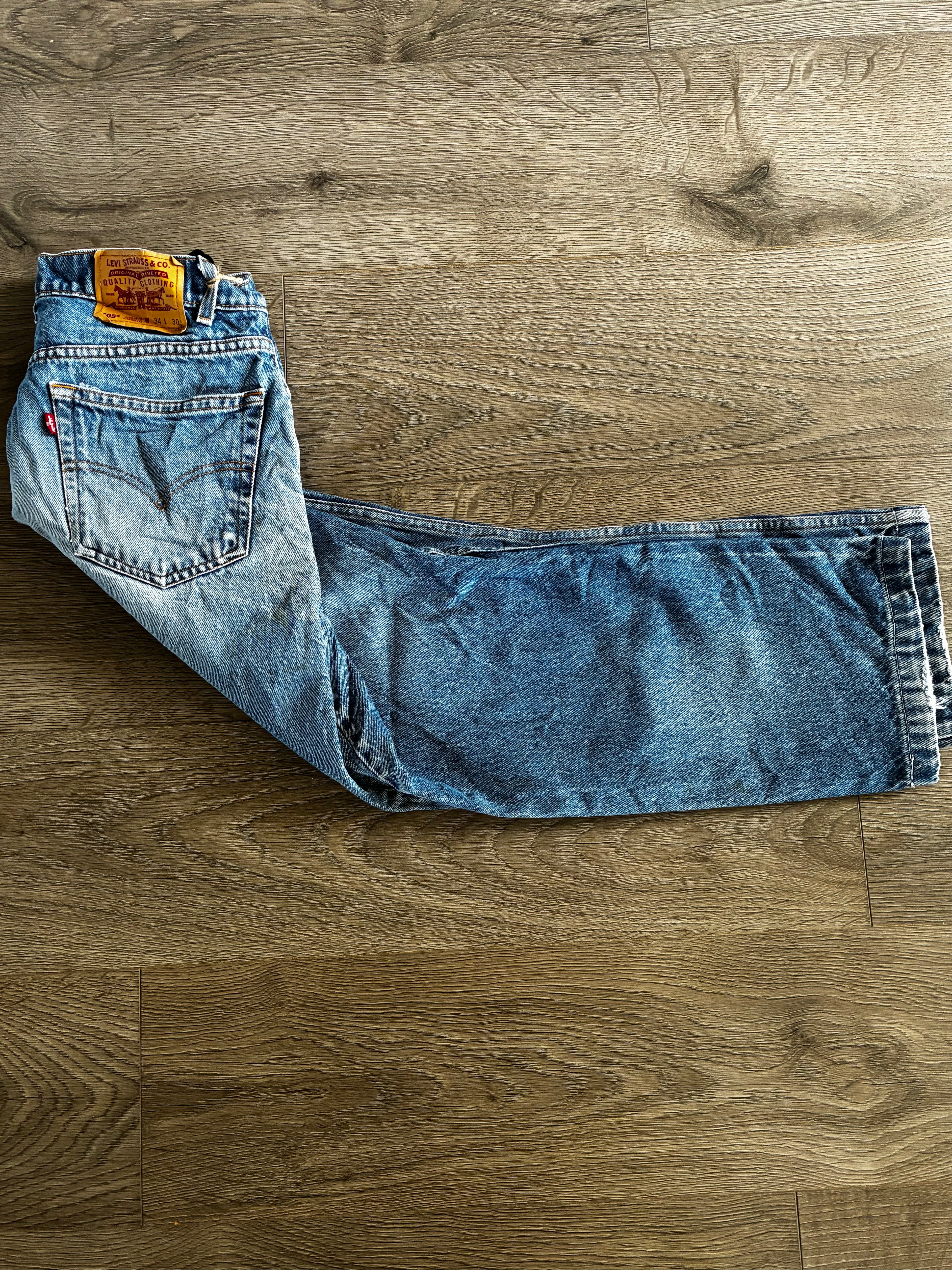 Vintage Levi's 505, Blue, Label - W34, L30, Actual Size - W32, L26.5