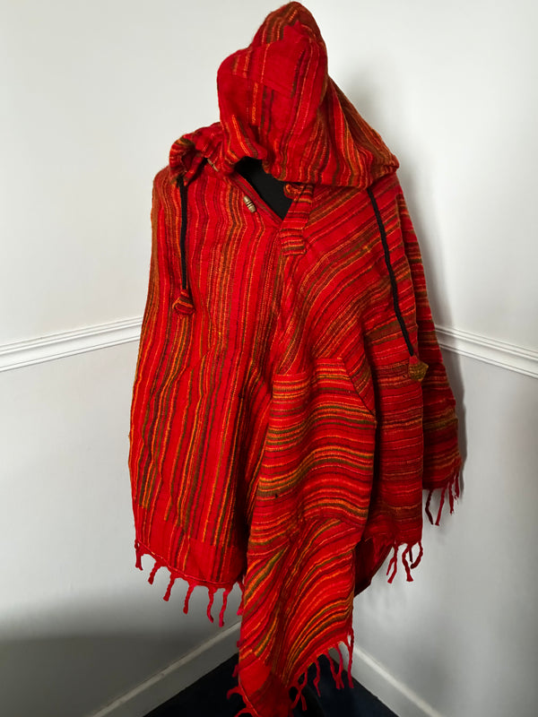 100% Wool Poncho