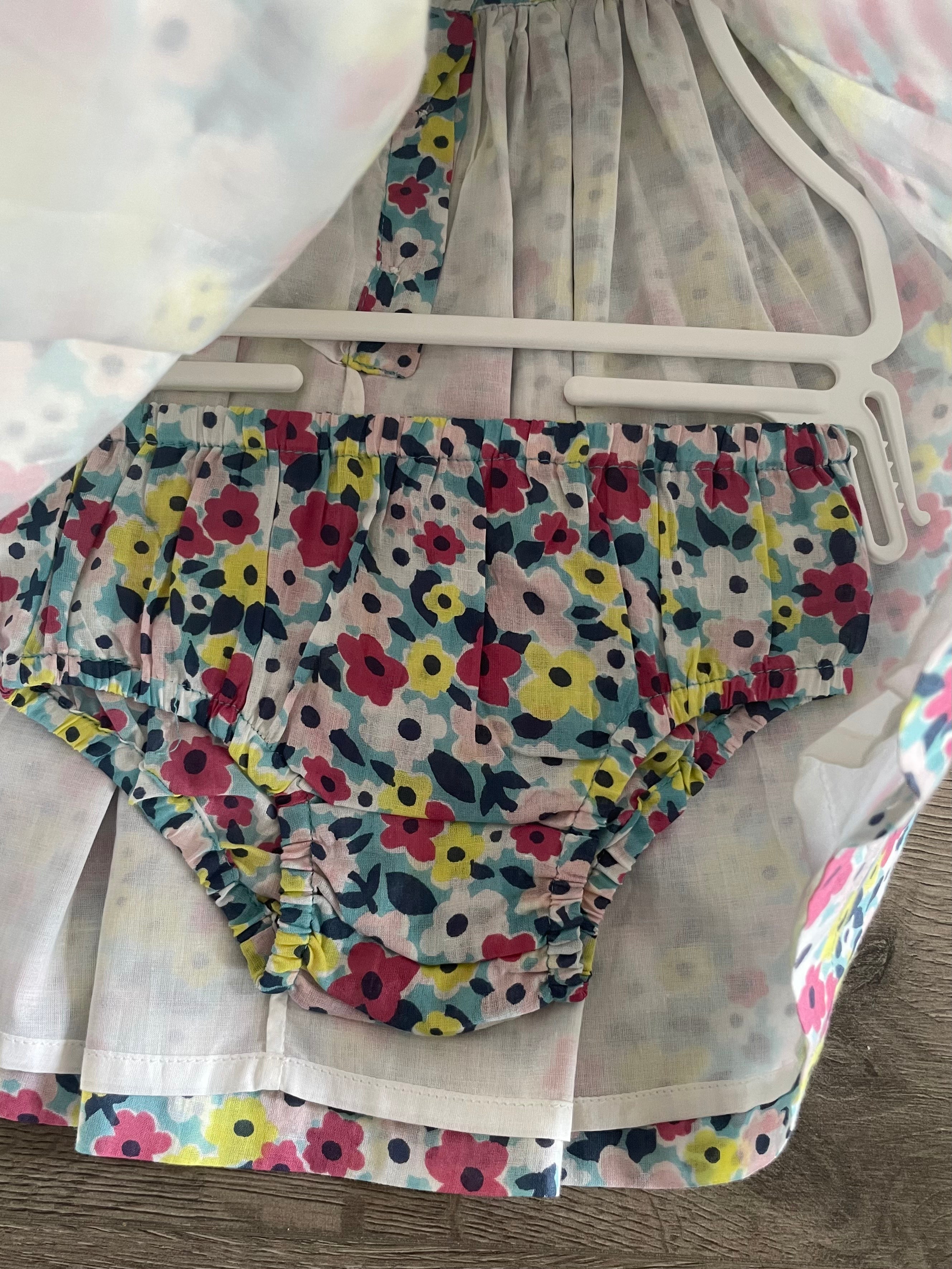 Bright Flower Sundress with Knickers (6-9 months)