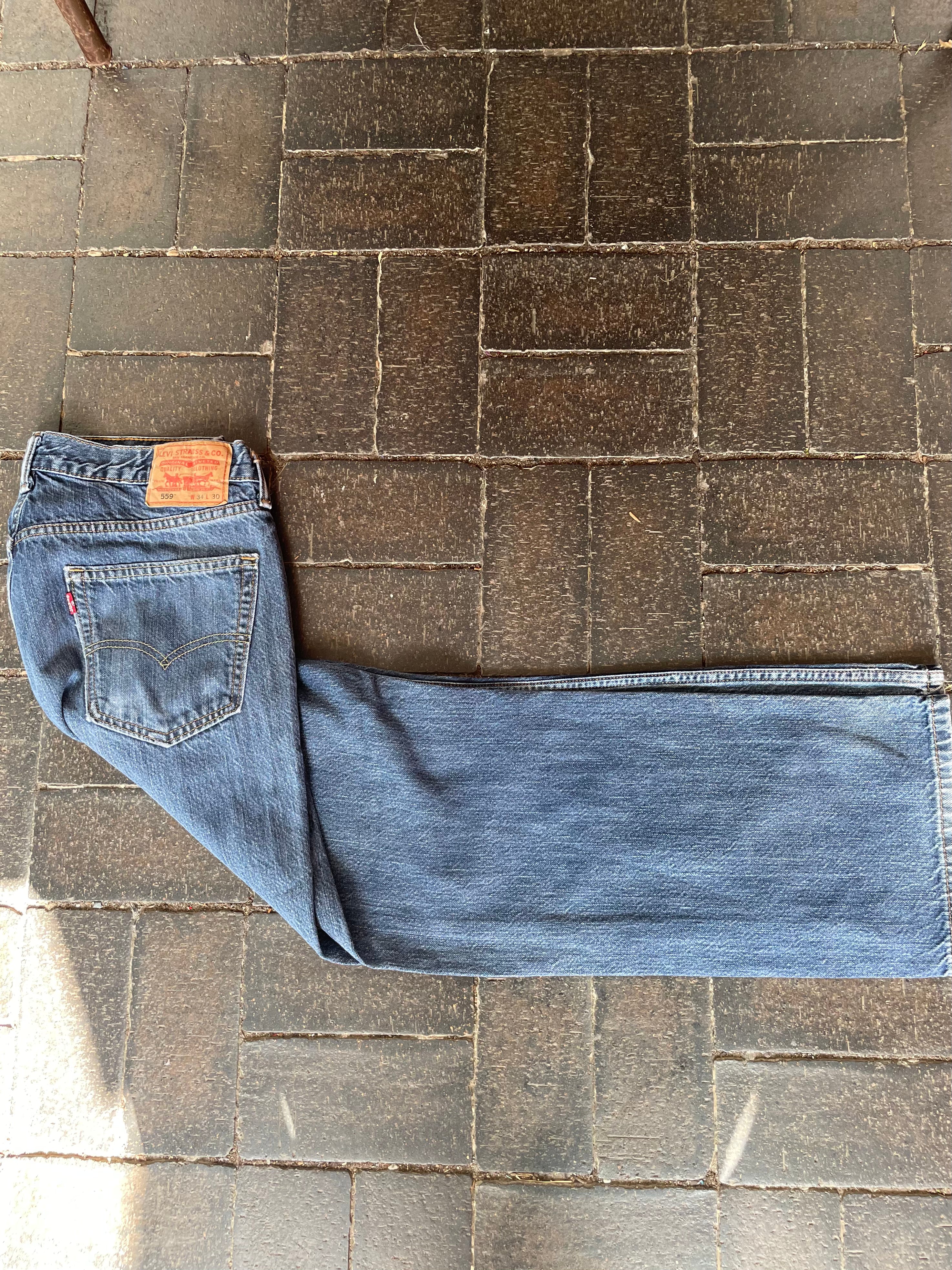 Vintage Levi's 559, Dark Blue Label - W34, L30, Actual Size - W33, L31