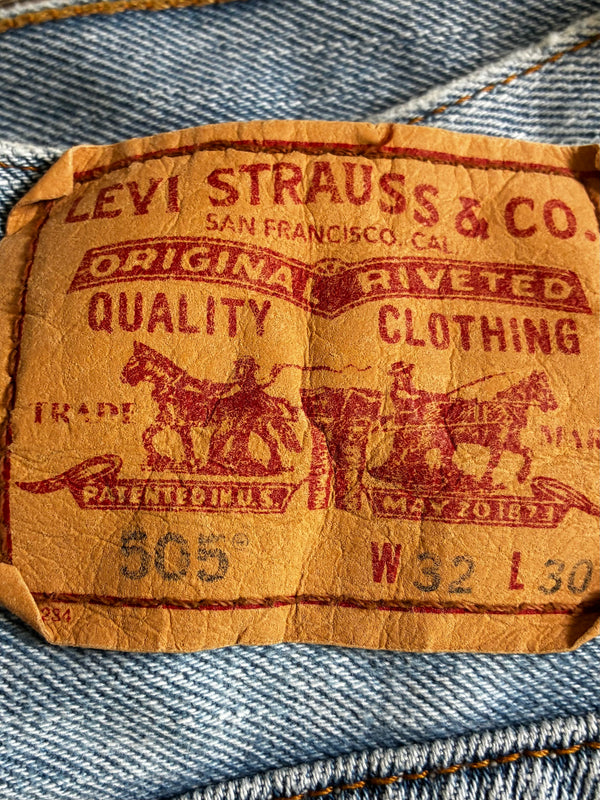 Vintage Levi's 505, Light Blue, W32, L30