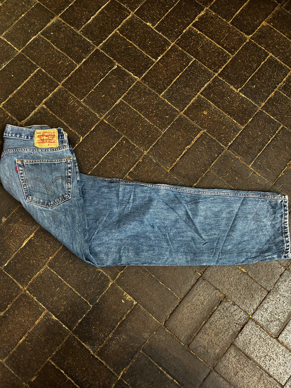 Vintage Levi's 550, Blue, Label - W36, L34, Actual Size - W36, L35