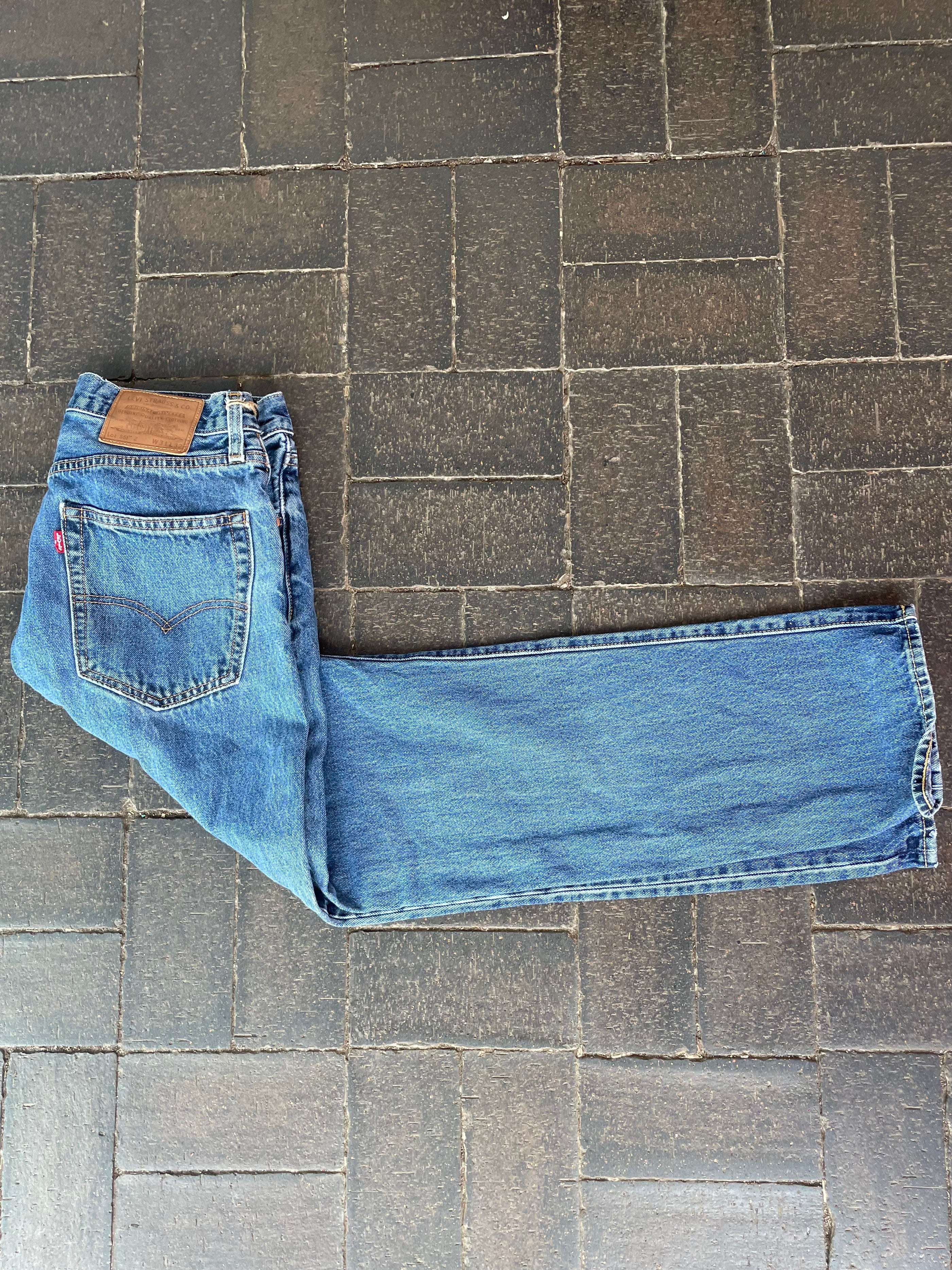 Vintage Levi's 551, Blue, Label - W31, L32, Actual Size - W30, L30