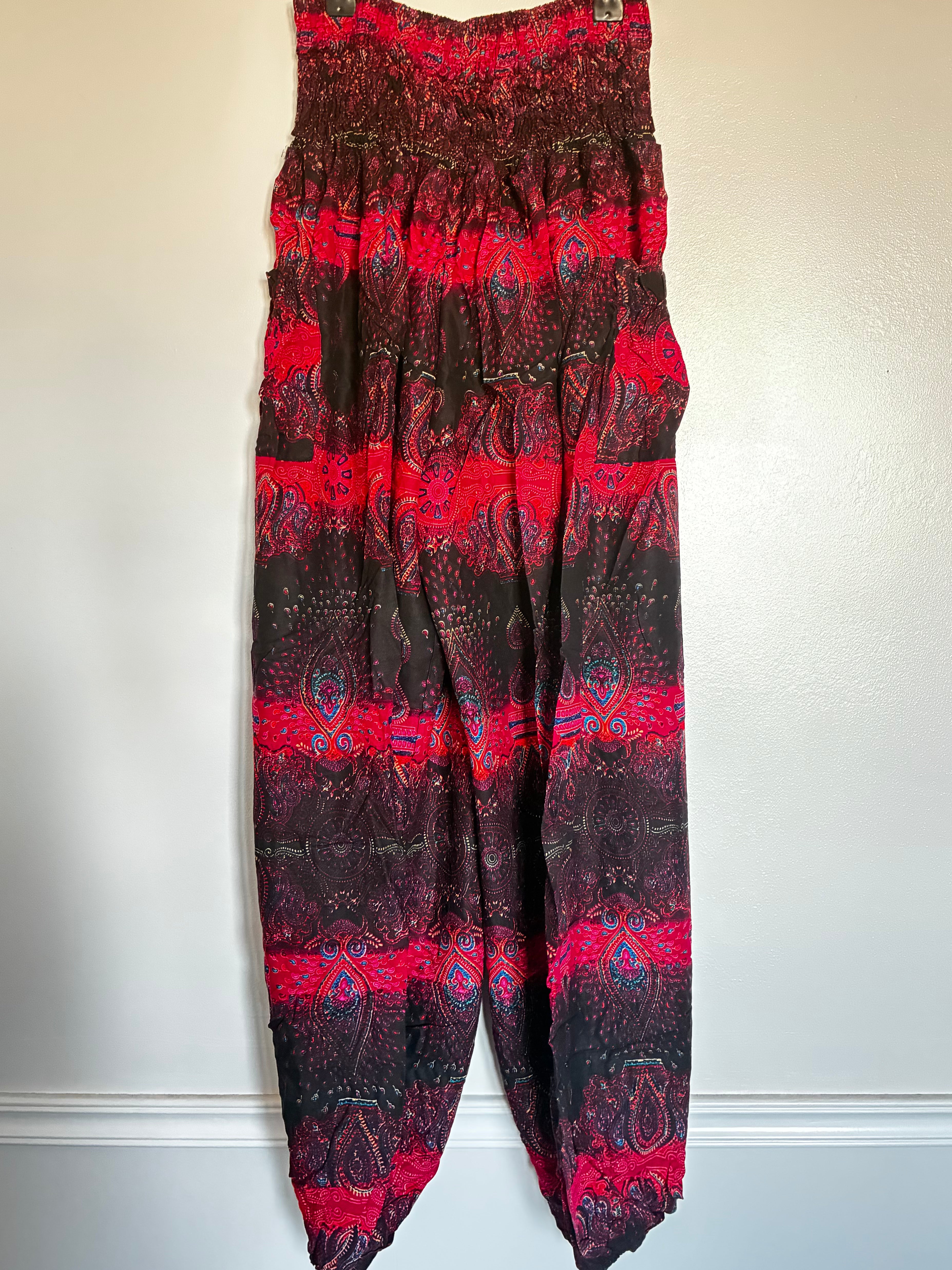 Red/Black Stripe Harems