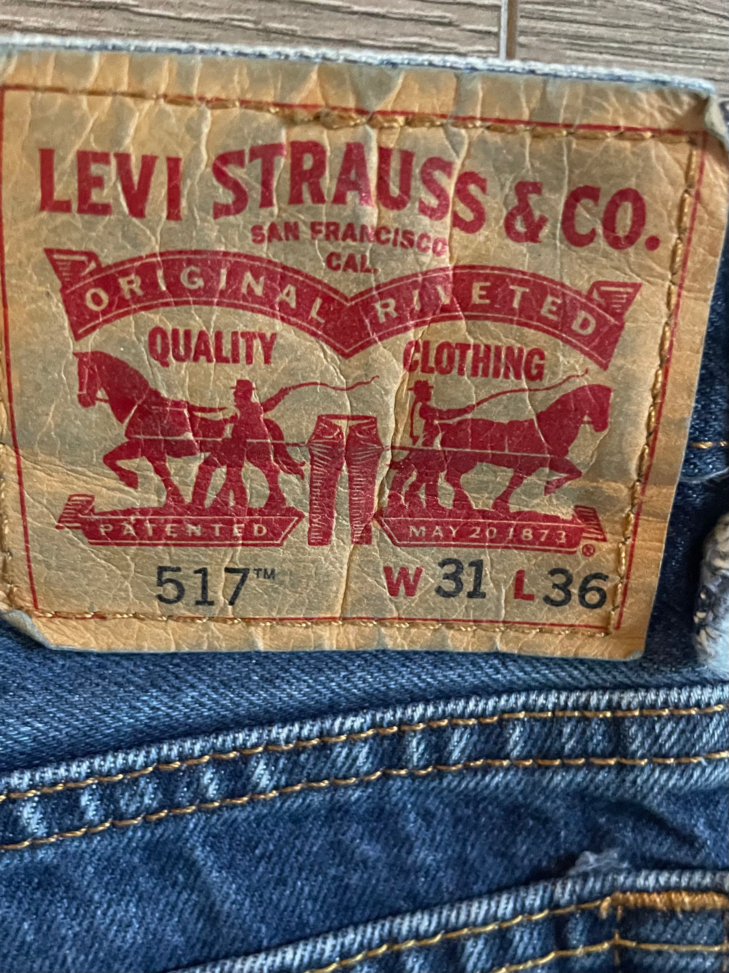 Vintage Levi's 517, Dark Blue, W31, L36