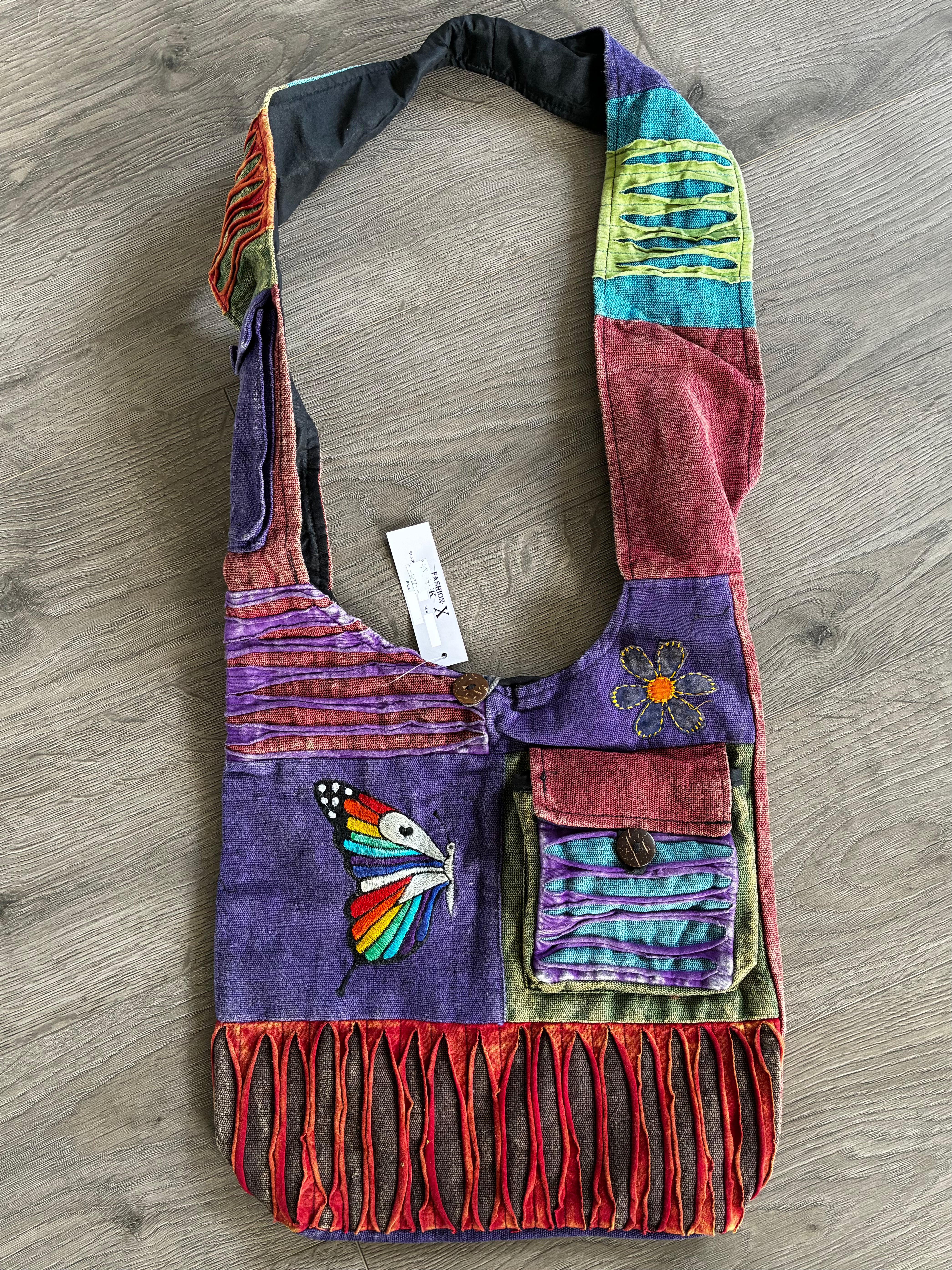 1/2 Butterfly Pocket Shoulder Bag
