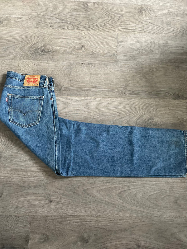 Vintage Levi's 550, Blue, Label - W35, L34 Actual Size - W37, L34