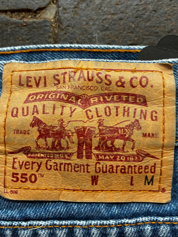 Vintage Levi's 550, Blue, W32, L33