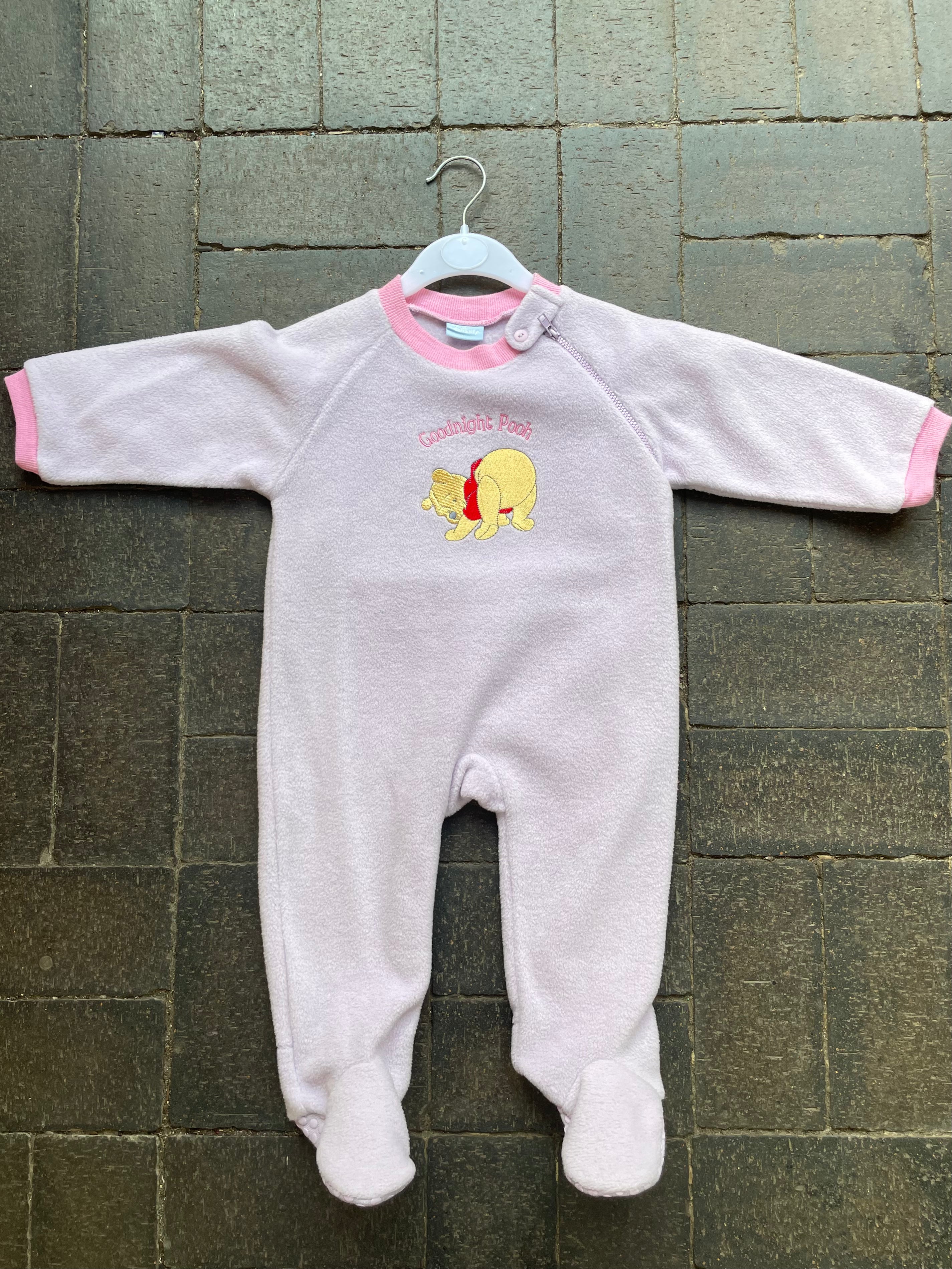 Disney Lilac Fleece Romper (9-12 mths)