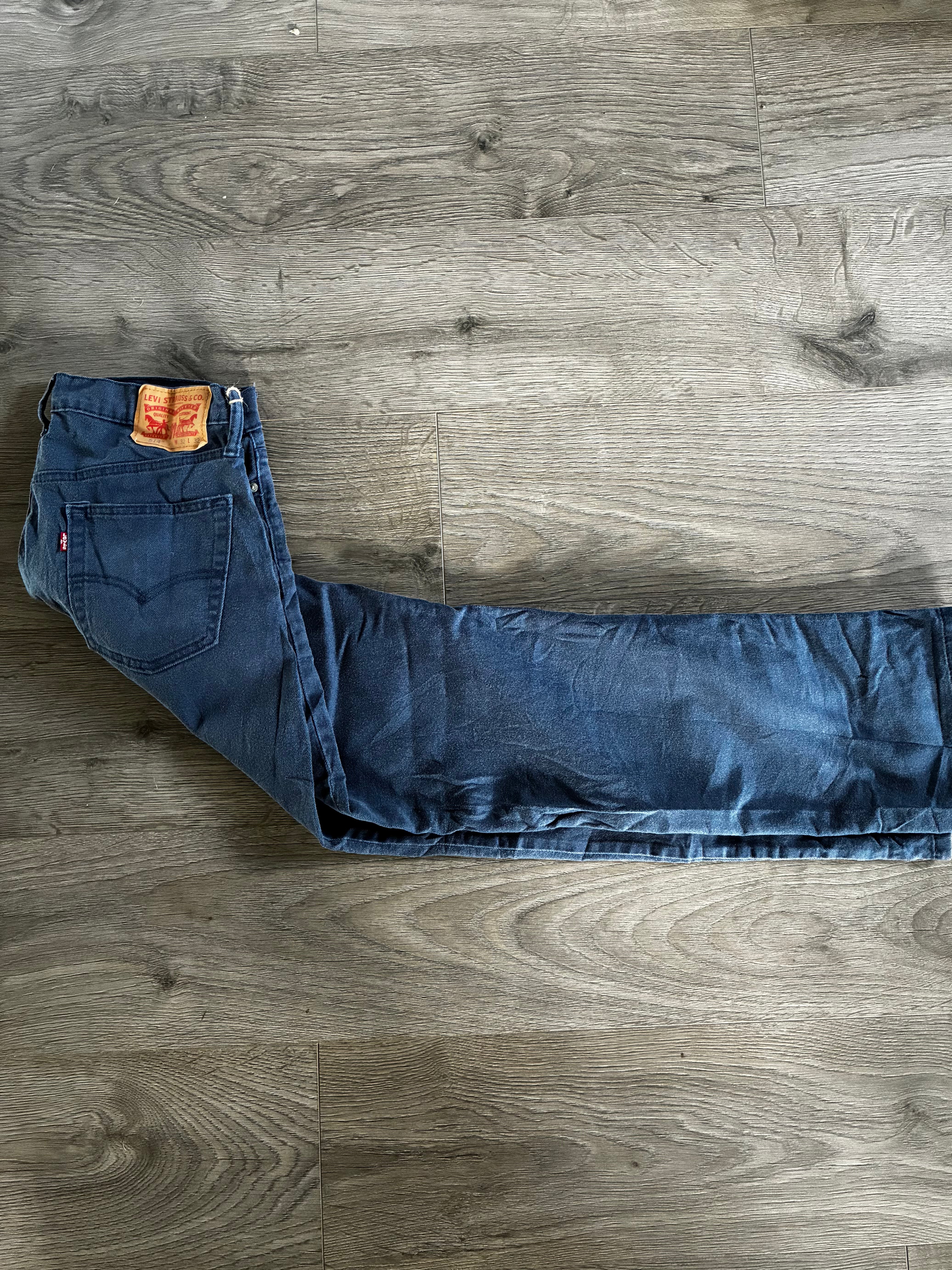 Vintage Levi's 514 , Blue, Label - W32, L32, Actual Size - W34, L33