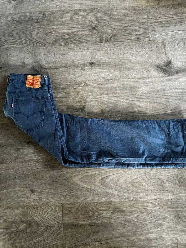 Vintage Levi's 514 , Blue, Label - W32, L32, Actual Size - W34, L33