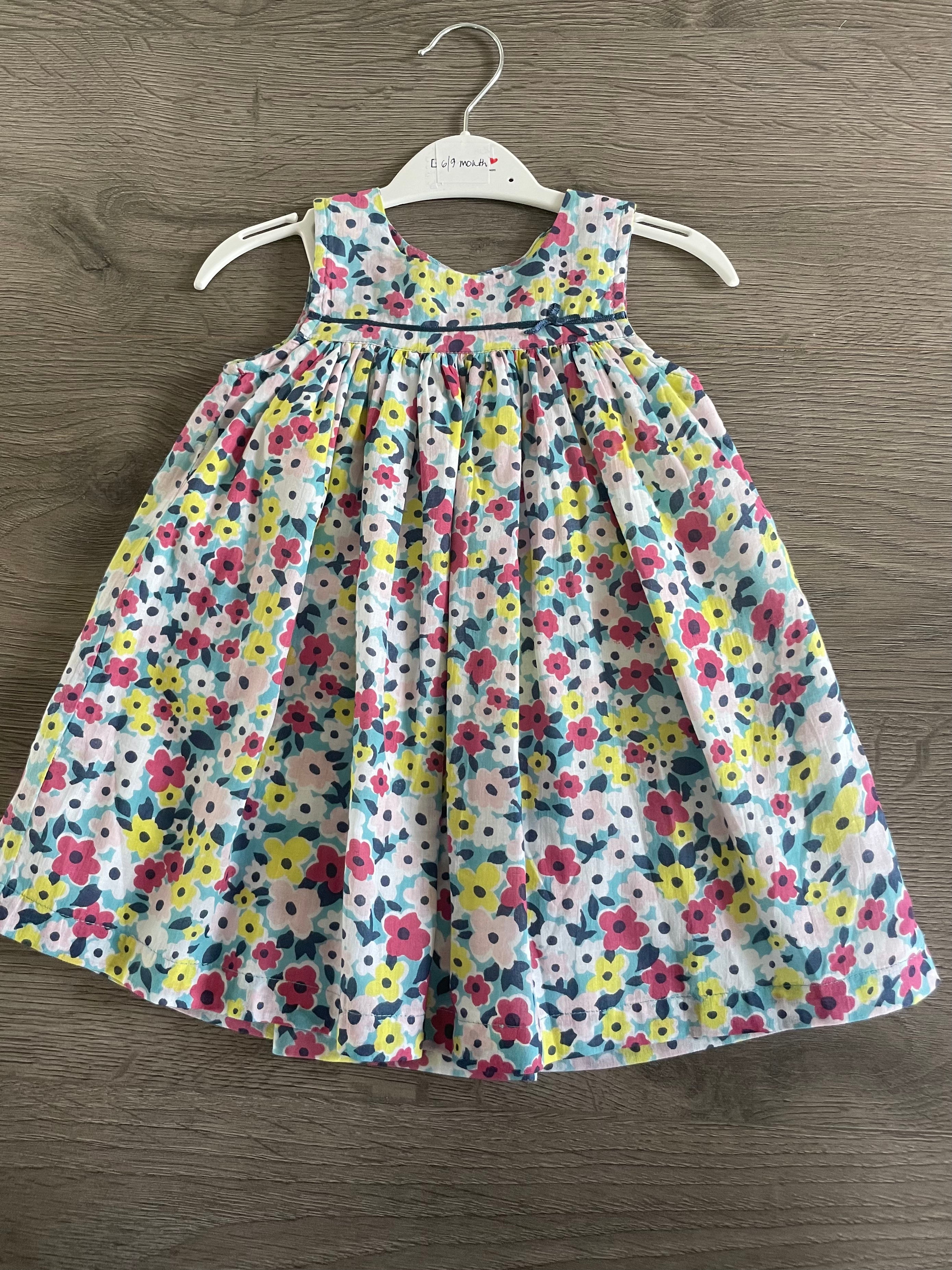 Bright Flower Sundress with Knickers (6-9 months)