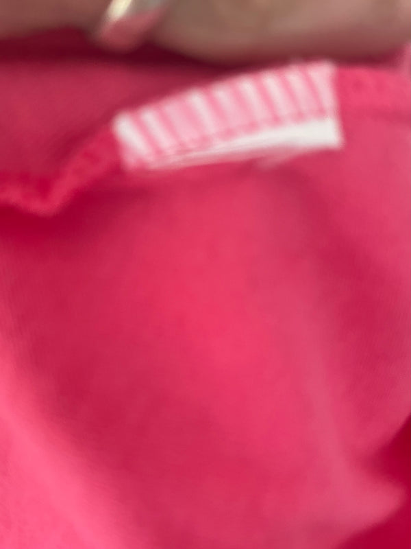 Pink flower romper (0-3 months)