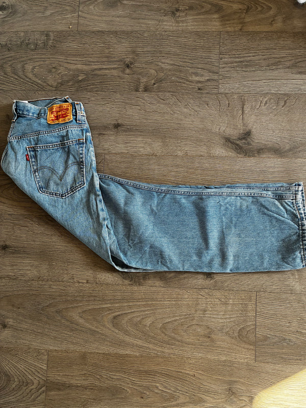 Vintage Levi's 505, Blue, Label - W36, L32, Actual Size - W35, L31