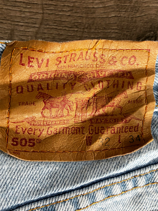 Vintage Levi's 505, Light Blue, W31, L31.5