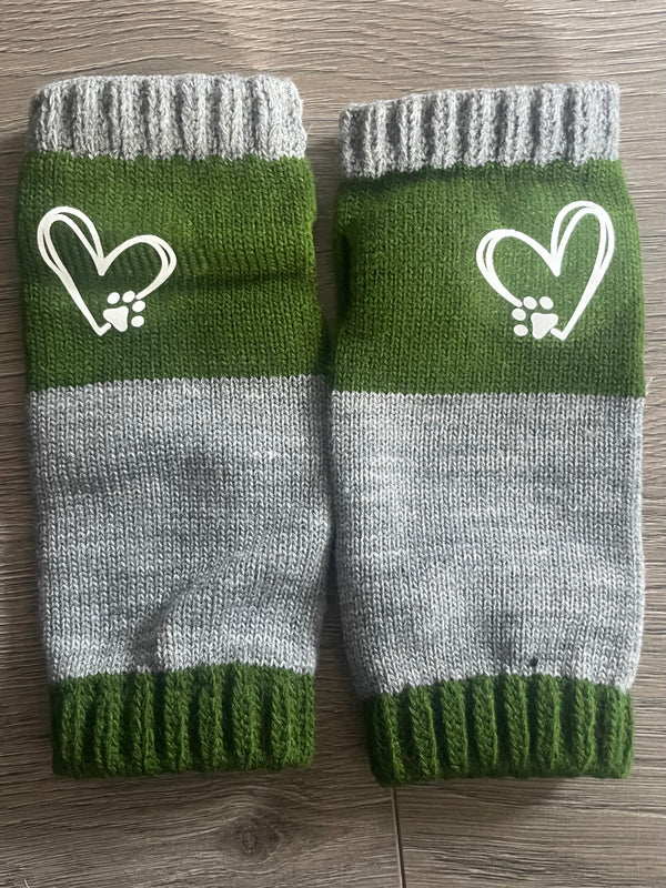 Fingerless Gloves with thumb hole