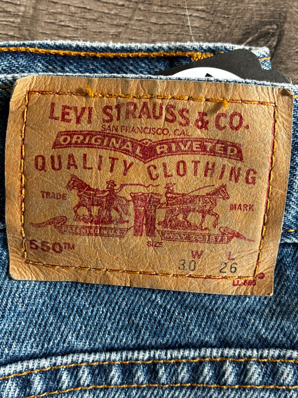Vintage Levi's 550, Blue, W31, L27