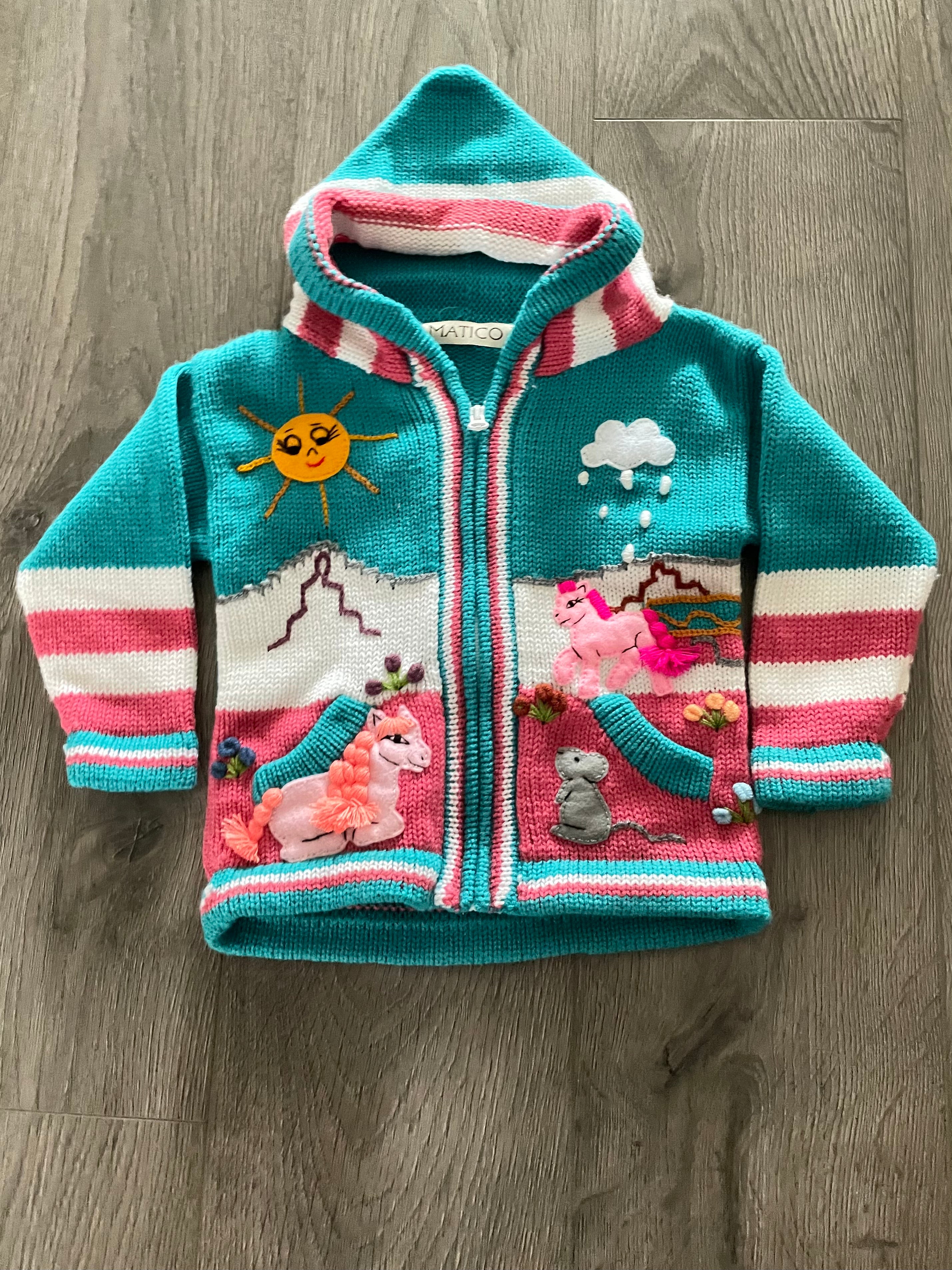 Beautiful zip up Jacket (3-4yr)