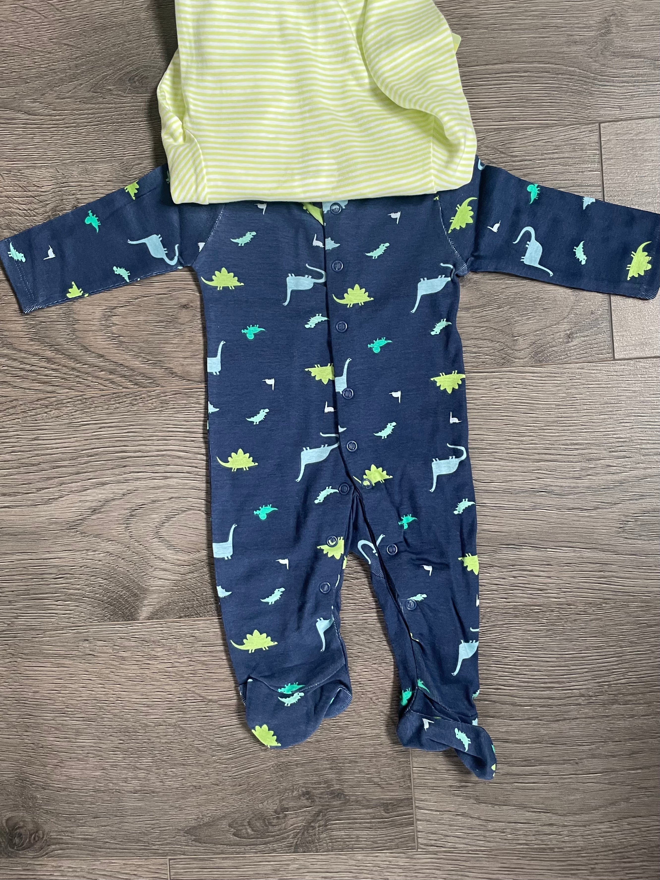 2 pack dinosaur romper (6-9mths)