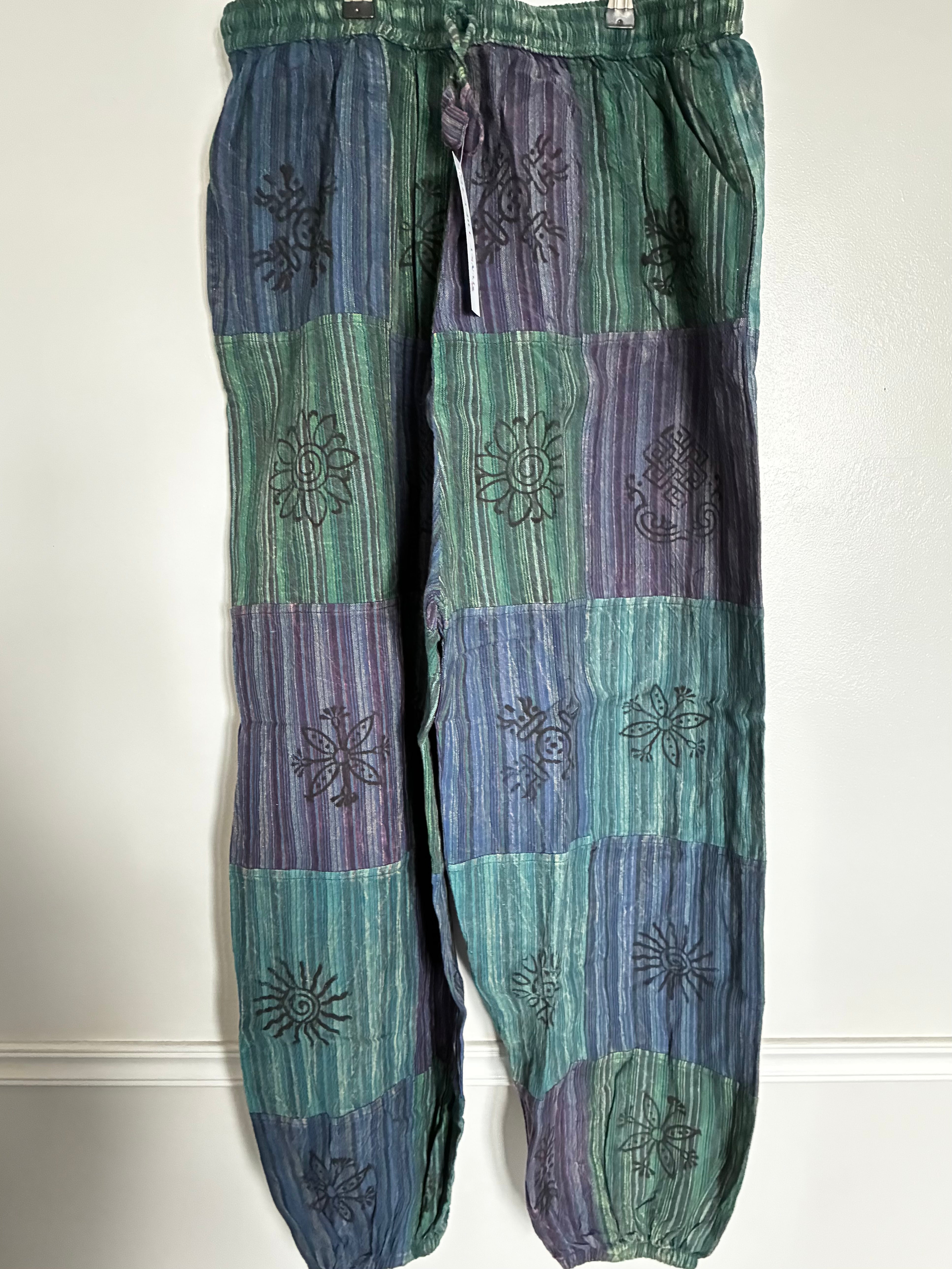 Patchwork Harem Trousers, S/M