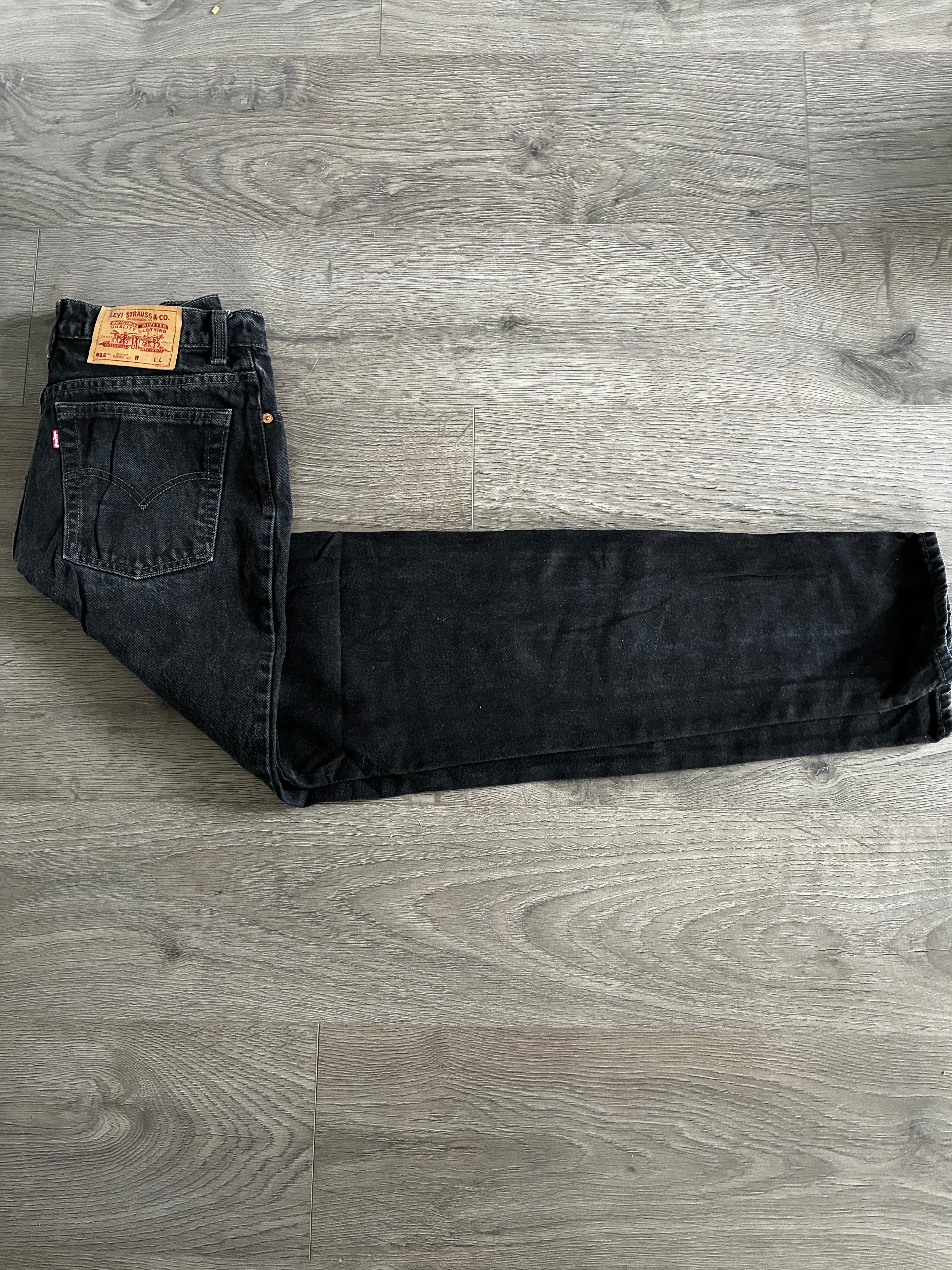 Vintage Levi's 512, Black, W31, L33