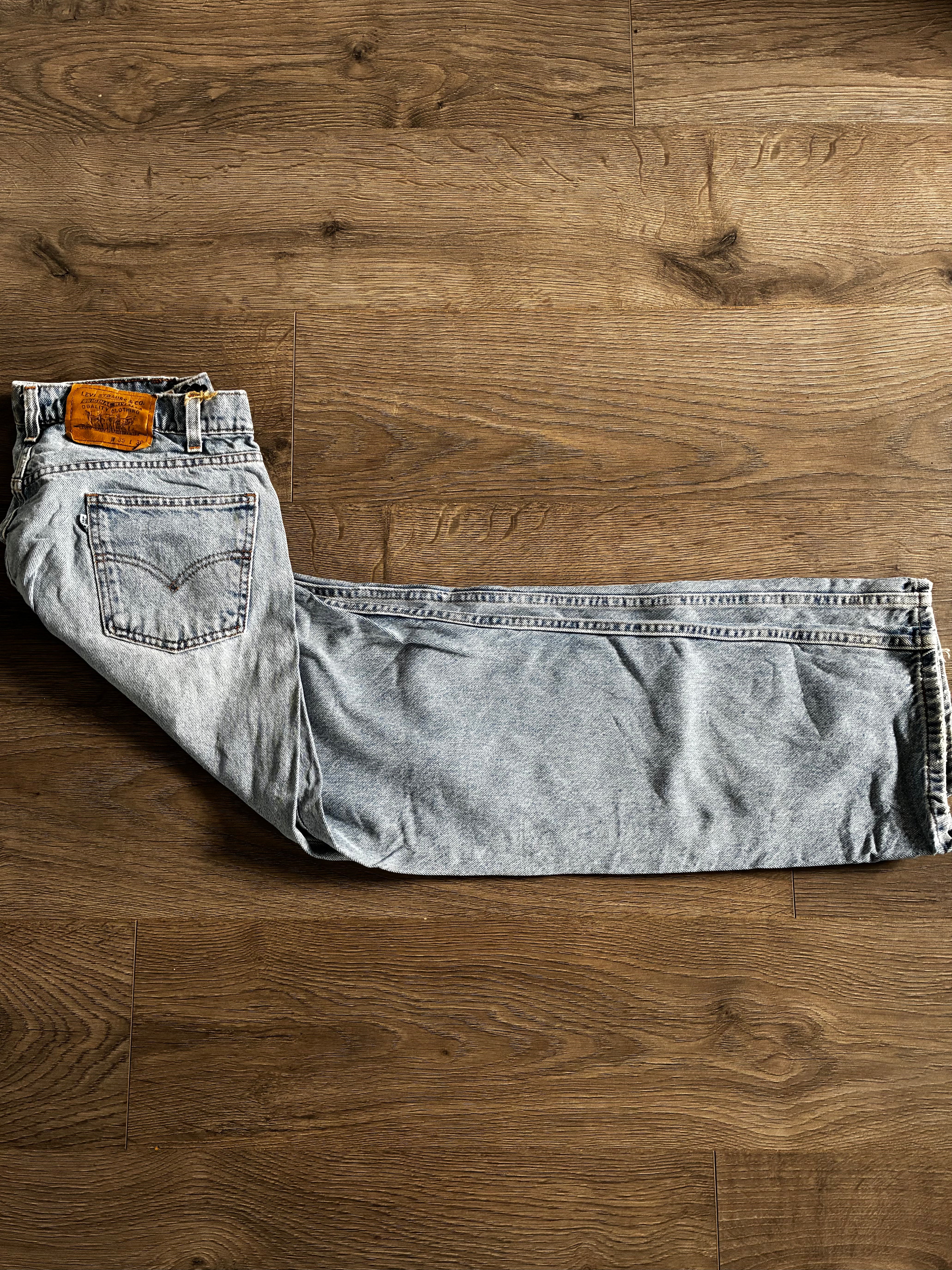 Vintage Levi's 505, Light Blue, Label - W35, L30, Actual Size - W34, L30