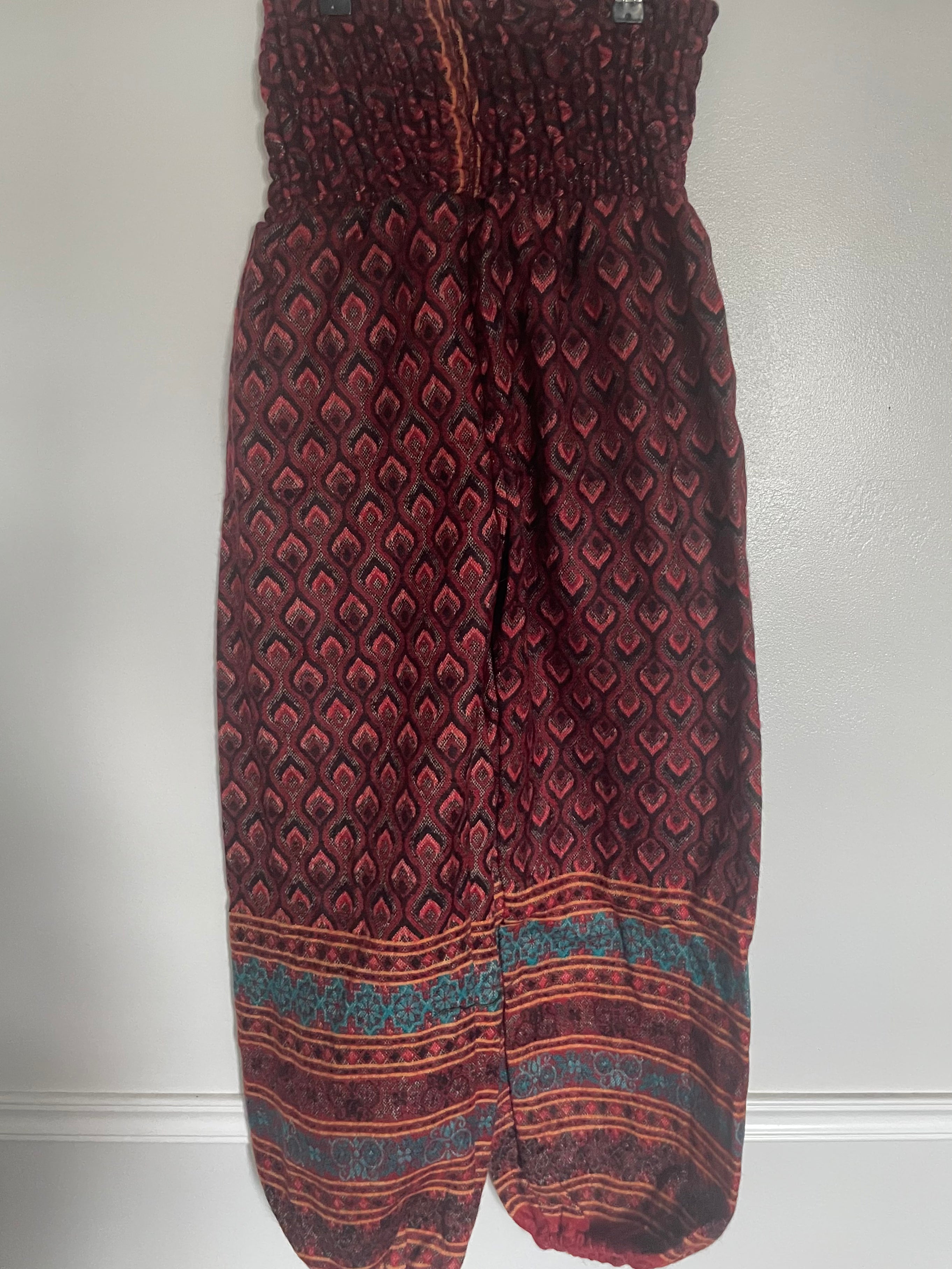 Snuggly Red Diamond Cashmelon Trousers, 26-48” Waist