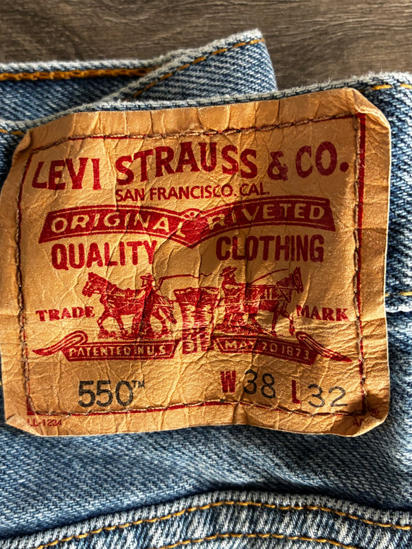 Vintage Levi's 550, Blue, W38, L32