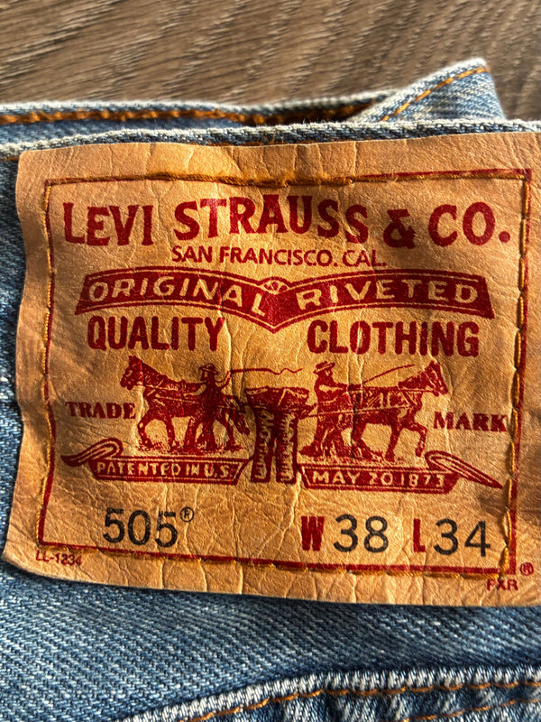 Vintage Levi's 505, Black, W39, L34