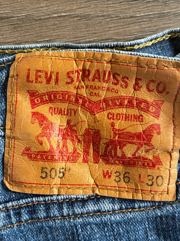 Vintage Levi's 505, Blue, W38, L31