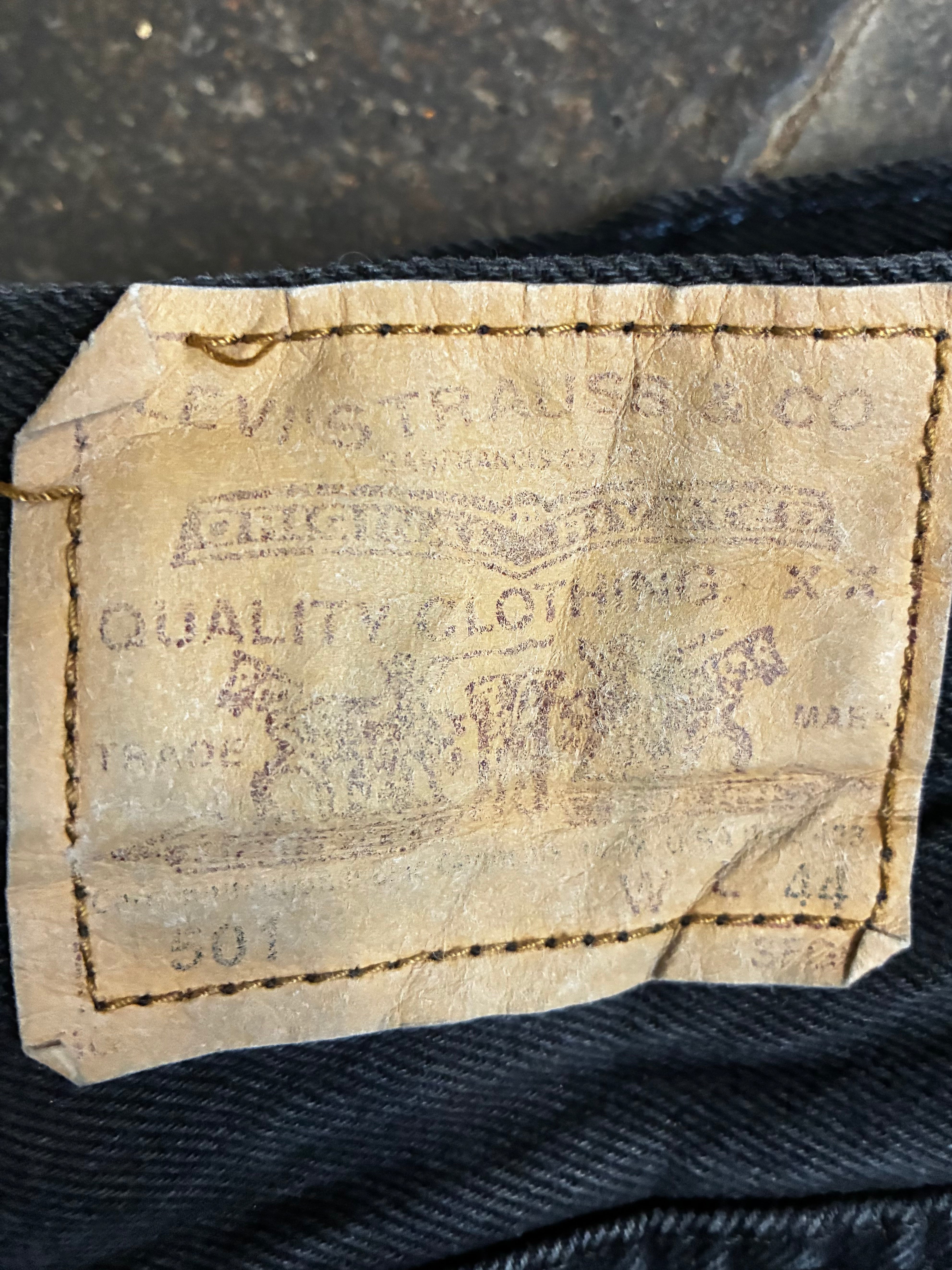 Vintage Levi's 501, Black, W30, L31