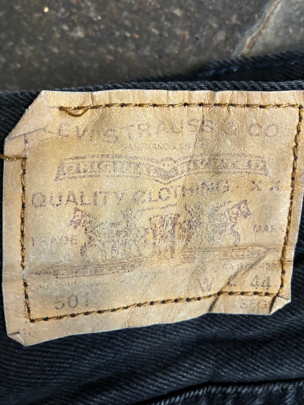 Vintage Levi's 501, Black, W30, L31