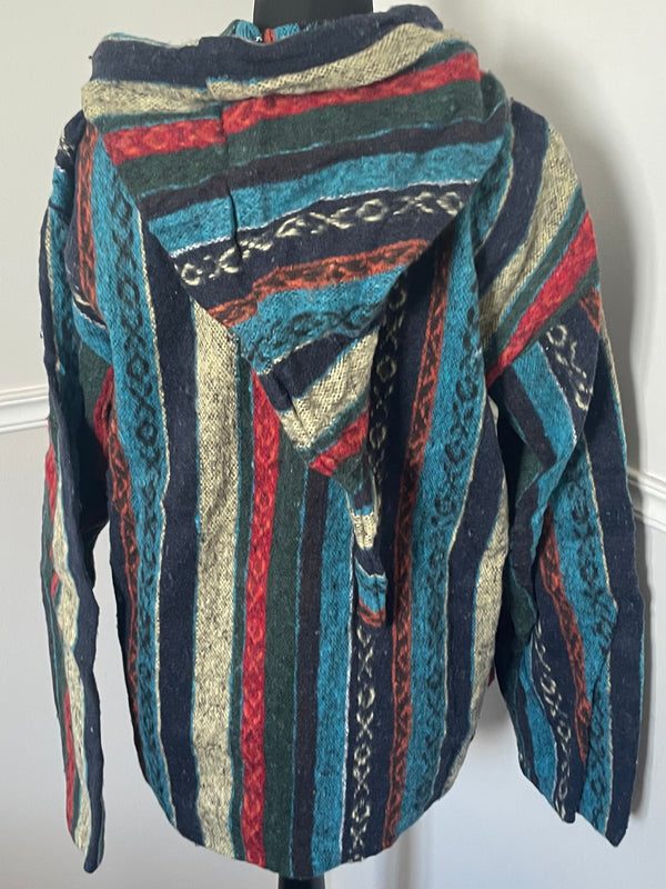 Brushed Cotton Jacket with Pixie Hood, S/M