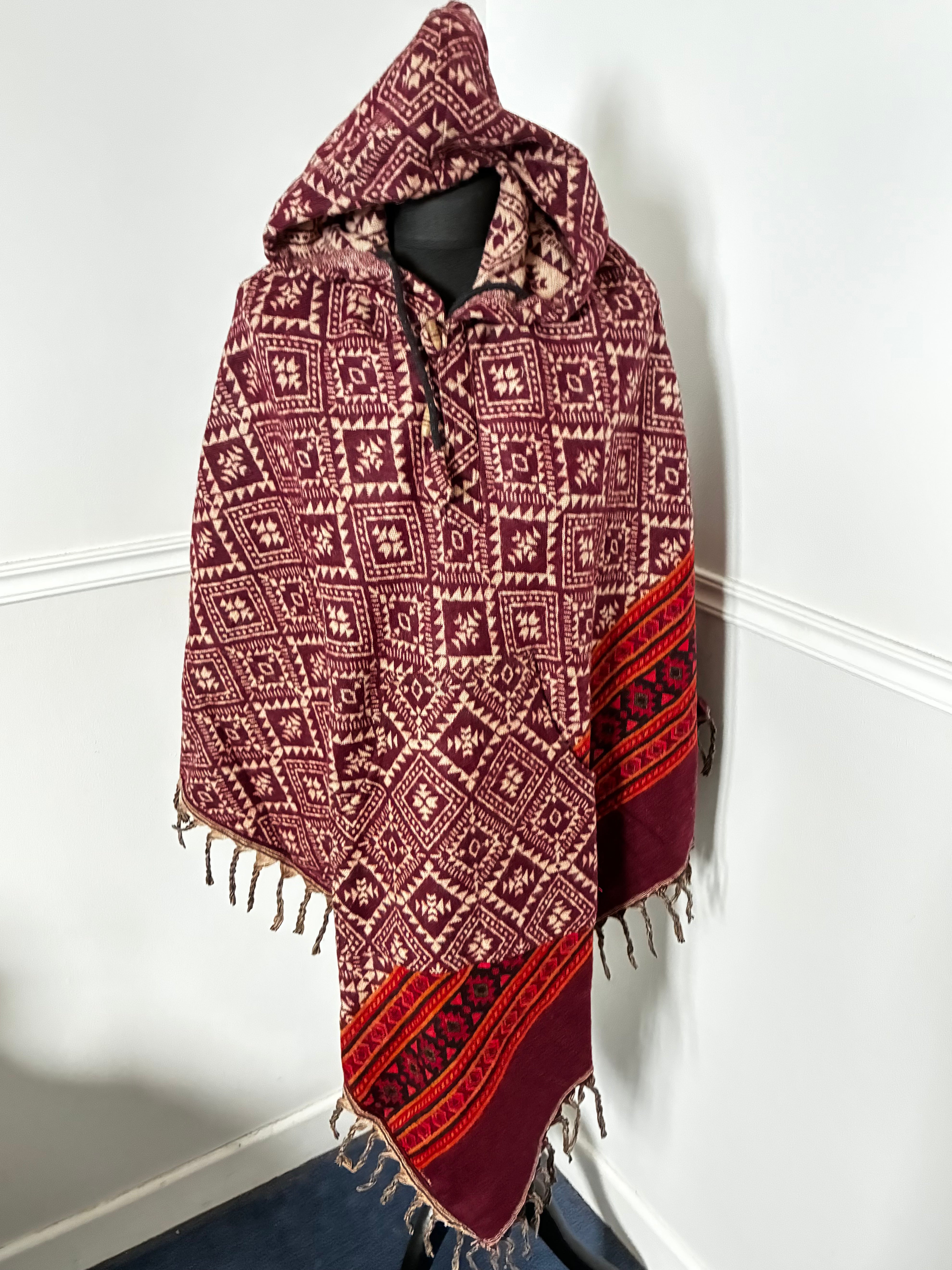 100% Wool Poncho