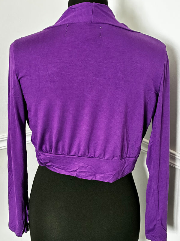 Purple Shrug Top