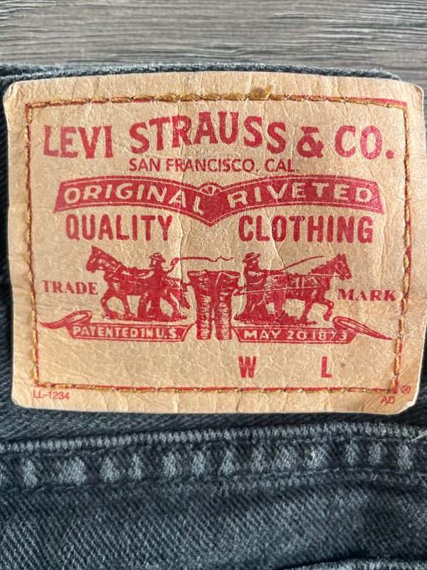 Vintage Levi's Slimfit, Black, W36, L30