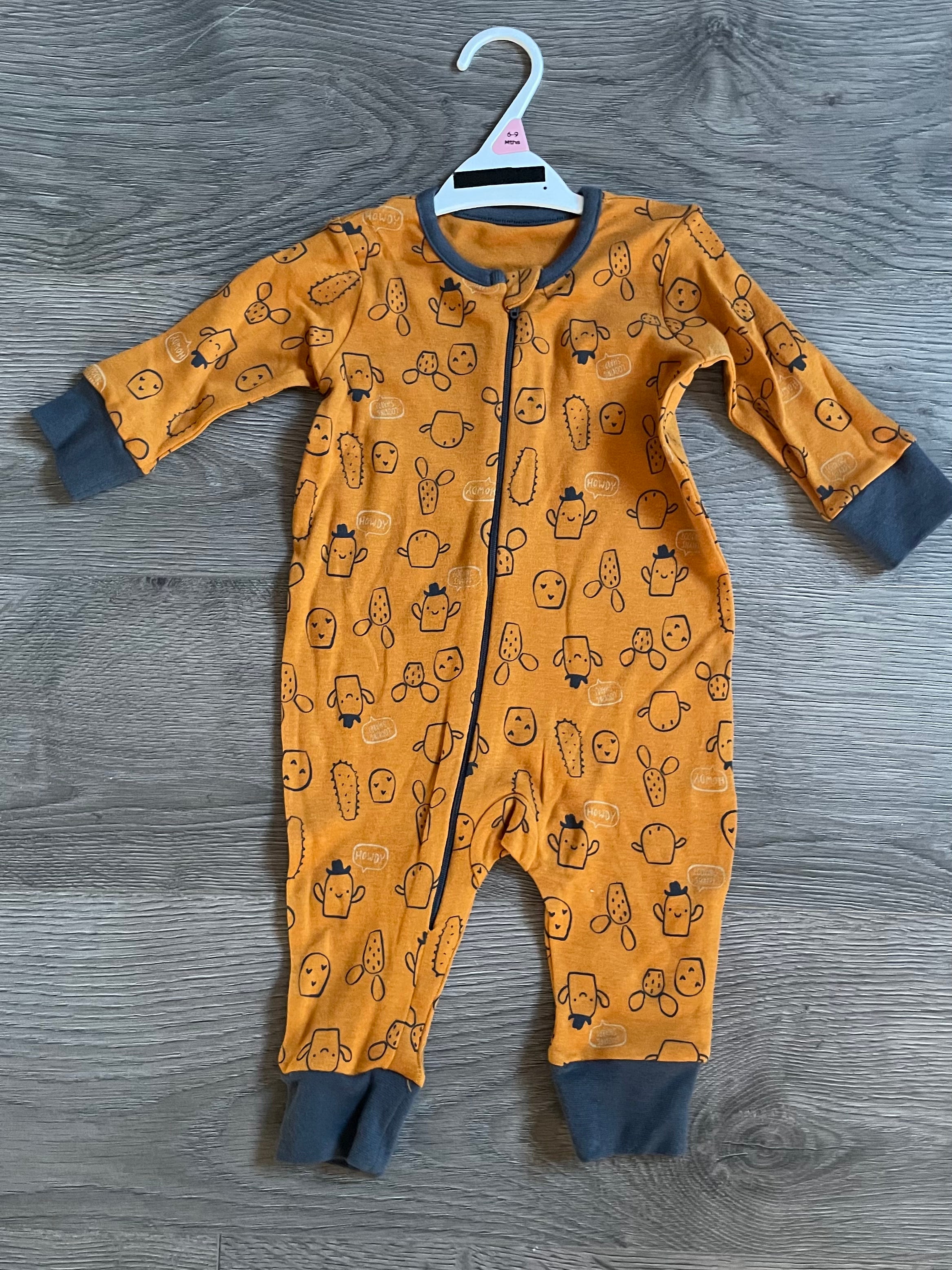 Footless Cactus Romper (6-9 months)