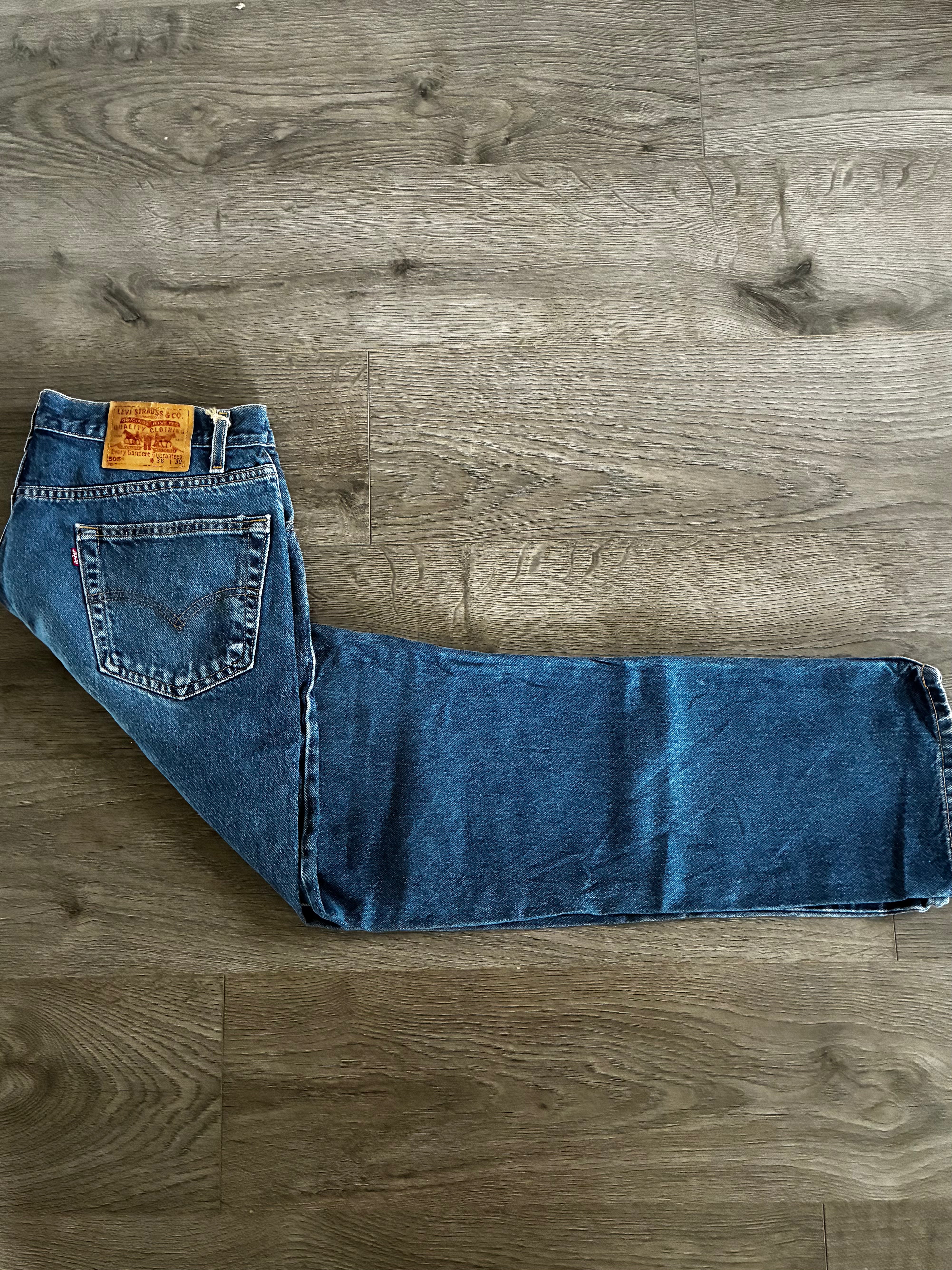 Vintage Levi's 505, Dark Blue, W36, L30