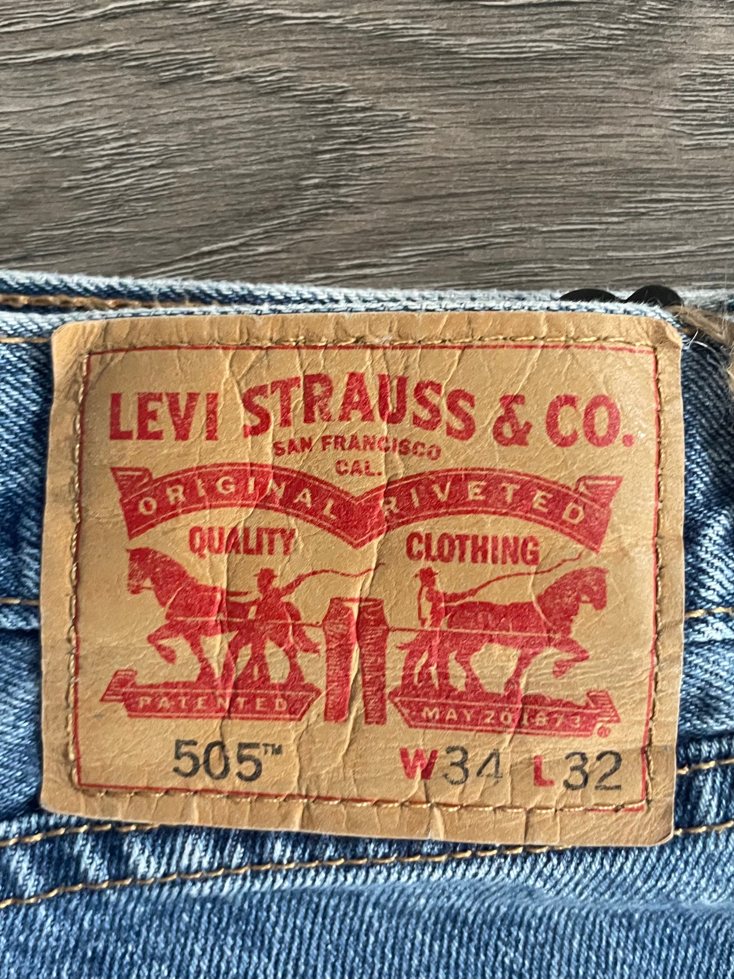 Vintage Levi's 505, Blue, W34, L32