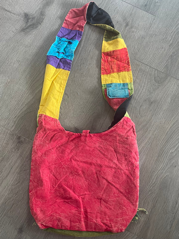 Hippy Butterfly Shoulder Bag with tassels